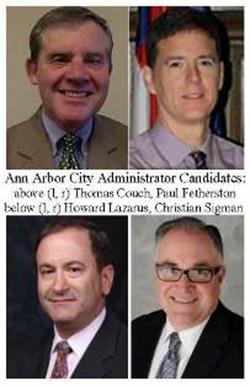 Meet the Candidates for Ann Arbor City Administrator Thursday, April 14