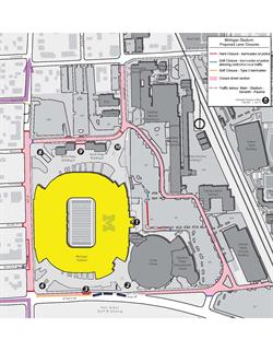 Main Street Closures & Stadium-area Parking Restrictions Resume for U-M Home Football Game Days