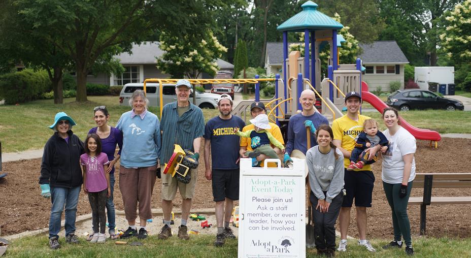 Park neighbors work with Adopt-a-Park to advocate for improvements!