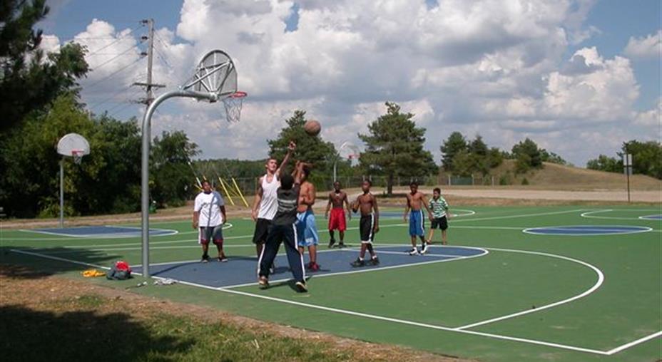 Image result for Basketball Court Park