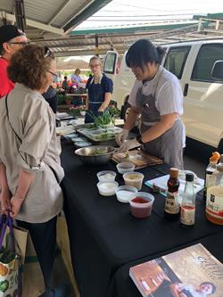 Cooking Demonstration Series at the Ann Arbor Farmers Market Features Local Chefs