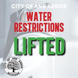 Ann Arbor Lifts Nonessential Water Restrictions Following Power Restoration