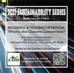 A2ZERO and the Citizen’s Climate Lobby Join Forces for Feb. 22 Sustainability Forum 