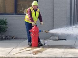 Spring fire hydrant flushing begins
