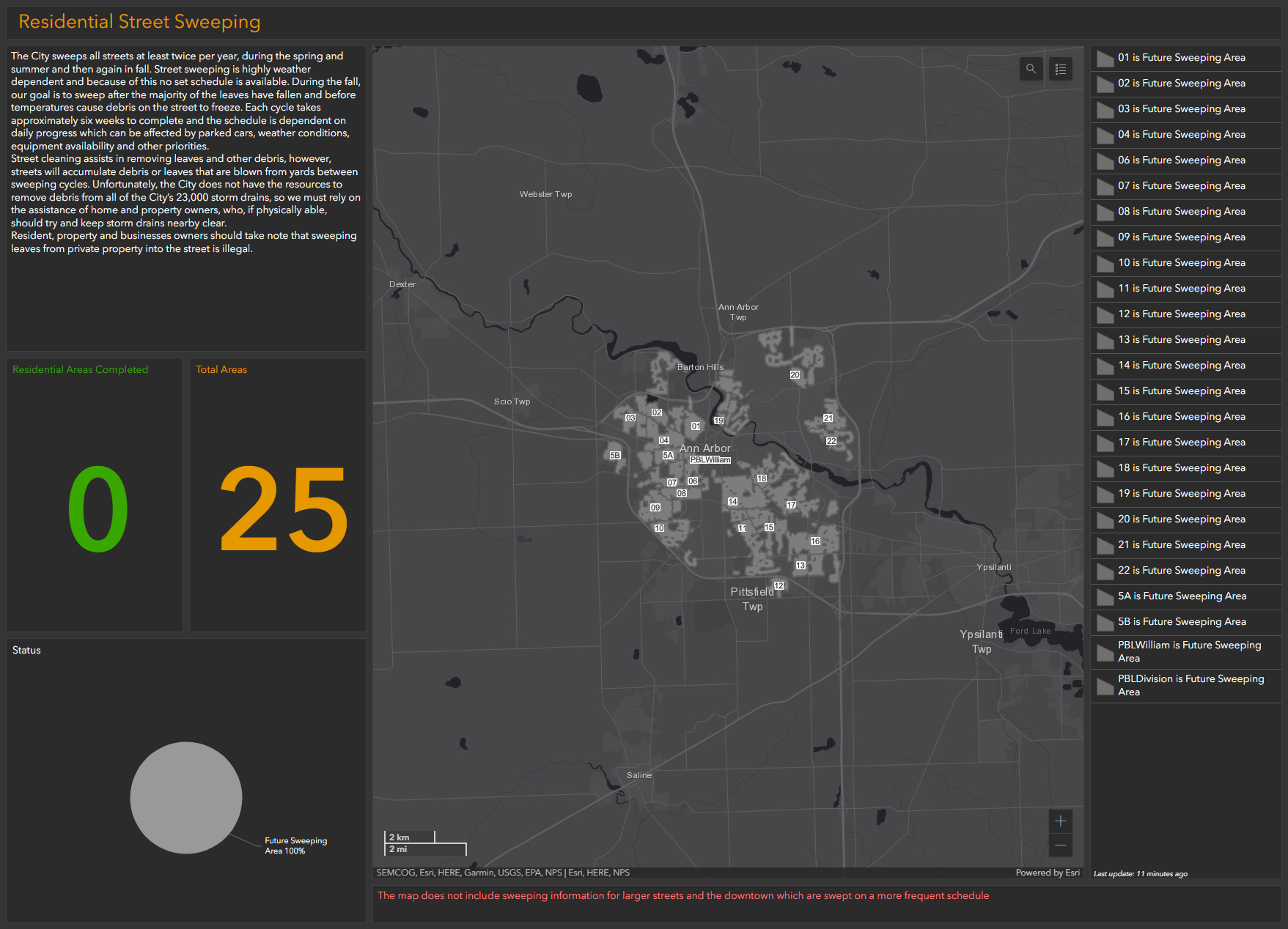 Street Sweeping Map Tool Image