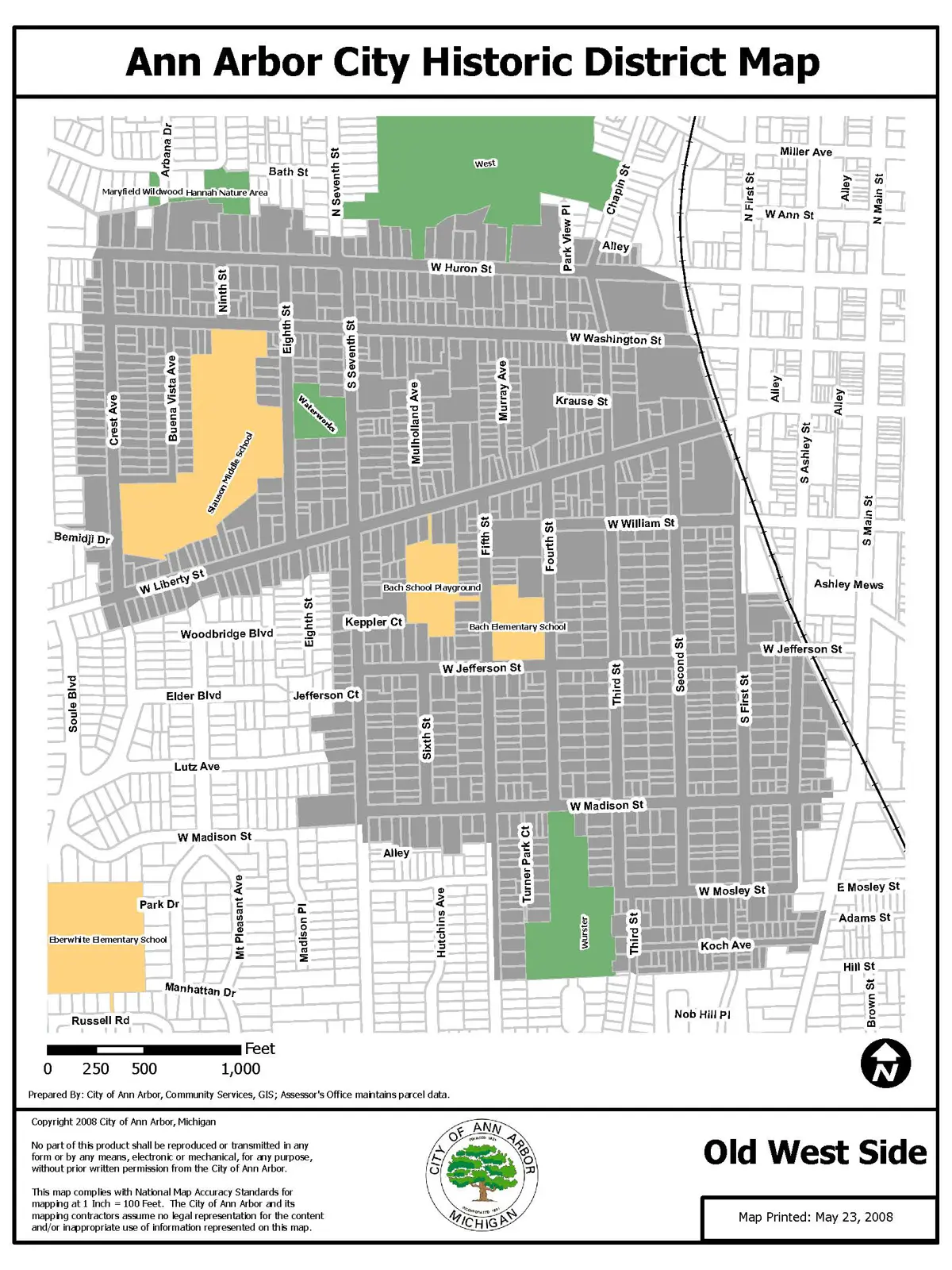 Historic District Maps City of Ann Arbor