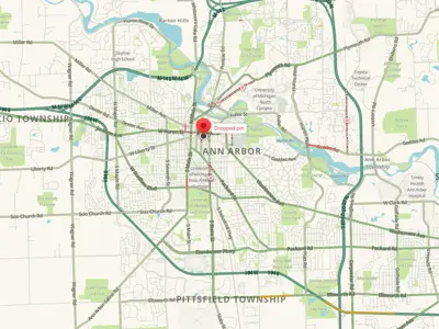 Map of Ann Arbor 